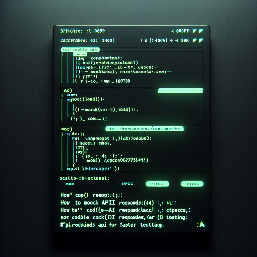 How to Mock API Responses for Faster Testing