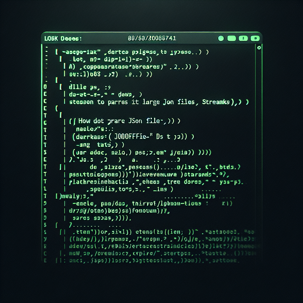 How to Parse Large JSON Files in Node.js (Streams)