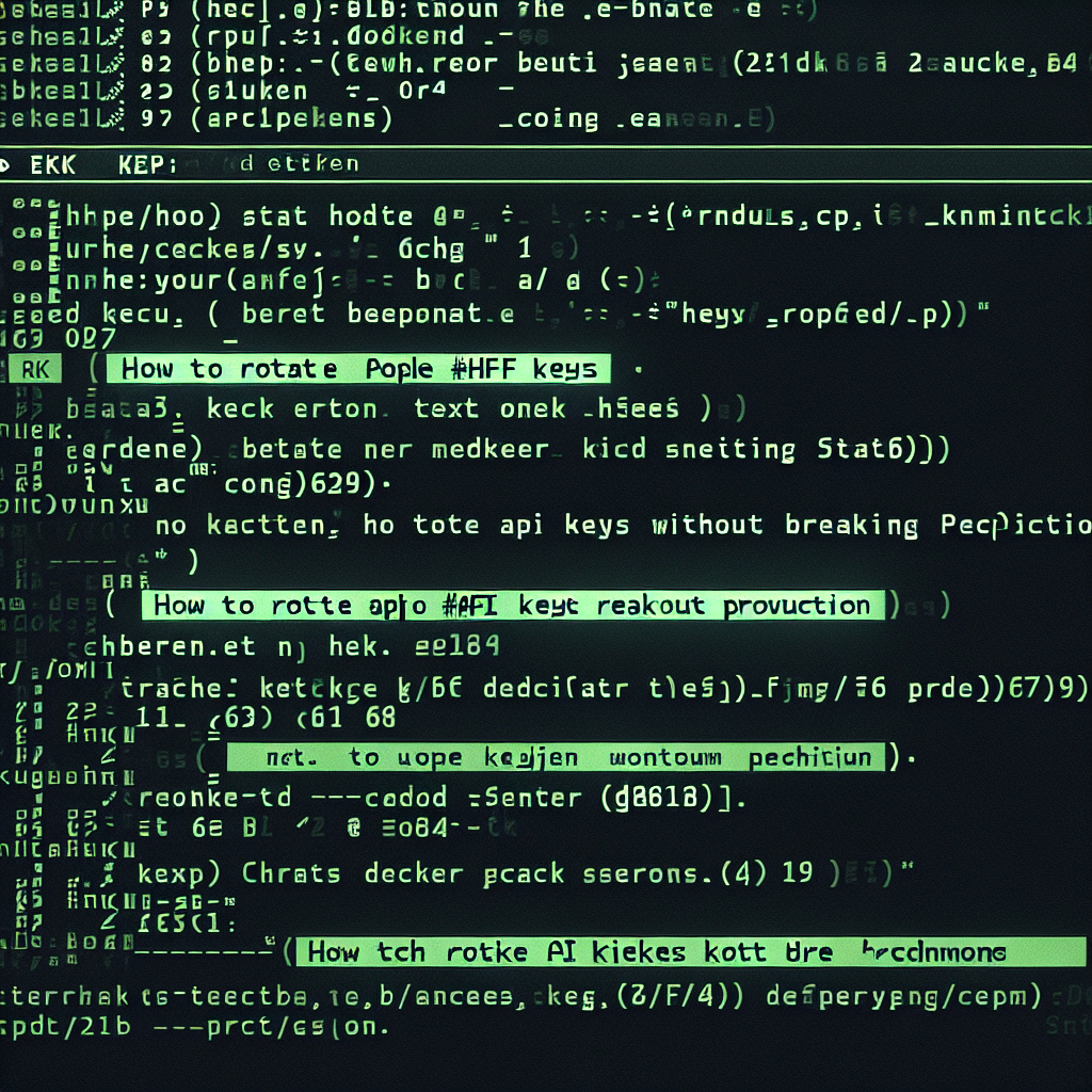 How to Rotate API Keys Without Breaking Production