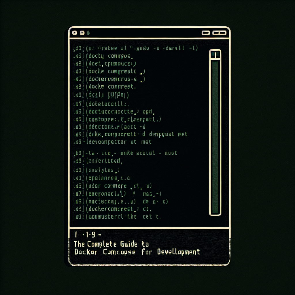 The Complete Guide to Docker Compose for Development